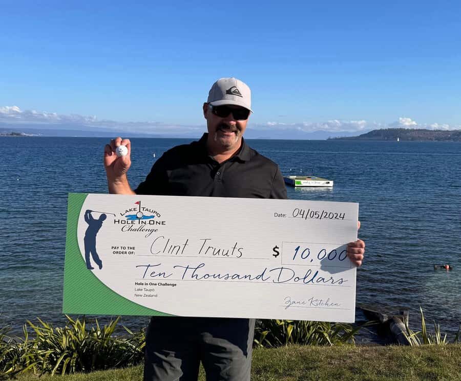 Lake Taupo: Hole in One Golf or Ball Blaster Challenge - A Hole in One on Lake Taupō for $5