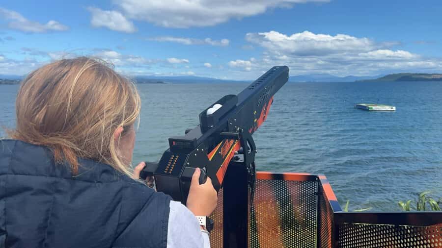 Lake Taupo: Hole in One Golf or Ball Blaster Challenge - Golf Clubs vs the Ball Blaster: Pick Your Weapon
