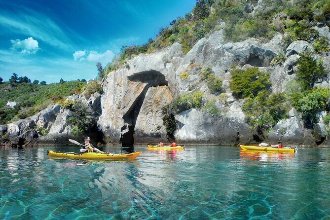 Lake Taupo - Maori Rock Carvings Package (Mountain Biking & Kayaking) - Key points