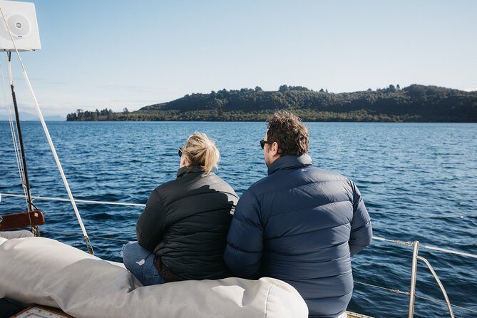 Lake Taupō Private Day Tour from Auckland to Māori Rock Carvings - Mine Bay Māori Rock Carvings: the cruise portion that makes the day