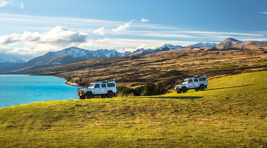 Lake Tekapo: Glaciers, Mountains, and Landscapes Scenic Tour - From Lake Tekapo to the Mount Cook area: your best photo sequence