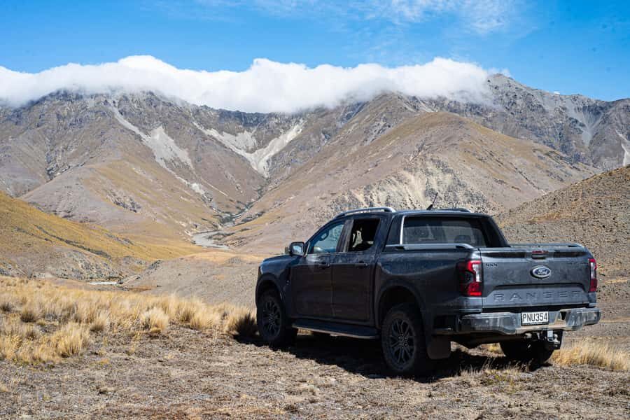 Lake Tekapo Guided 4WD Tours (Small Group, Carbon Positive) - Climbing Mount Hay: the payoff moment with big Aoraki Mount Cook views