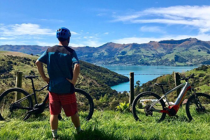 Lava Loop- Guided electric mountain bike tour in Akaroa - Weather, small groups, and Lyttelton cruise day logistics
