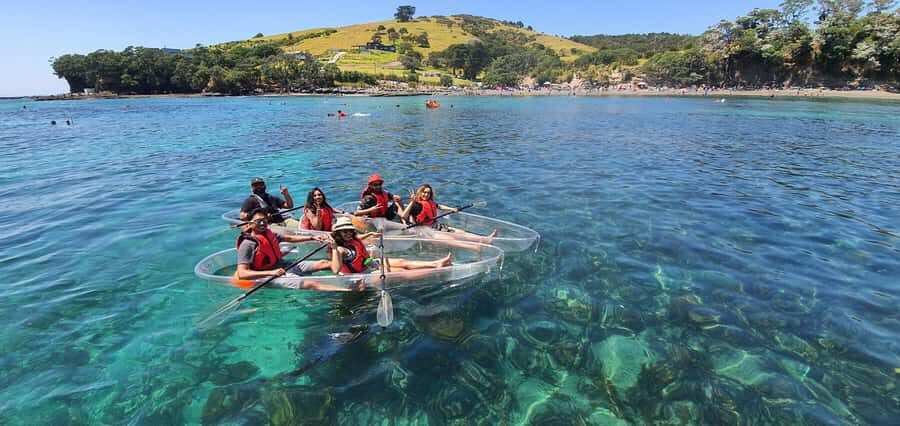 Leigh: Goat Island Clear Kayak Rental - Meet at Goat Island: the briefing and the swimmer rules that matter