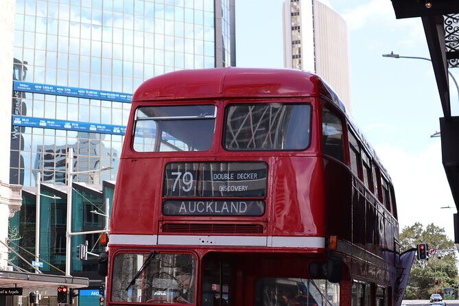 London Routemaster Double Decker Auckland Discovery - Meeting at Britomart Queens Arcade and what the timing means