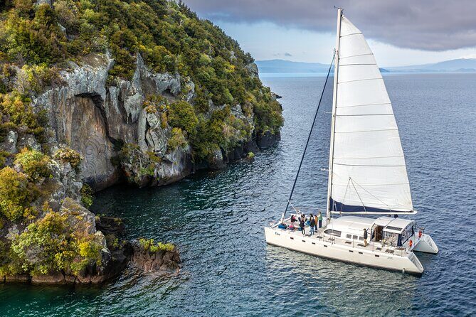 Luxury Sailing - Māori Rock Carvings - Taupo Sailing Adventures - The Tiua Setup: Deck Space, Covered Areas, and Easy On-Board Comfort