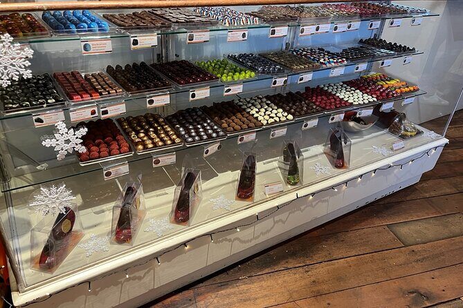 Martinborough Private Food and Wine Tour in Tesla SUV - Greytown’s Schoc Chocolates for sweet samples and a break