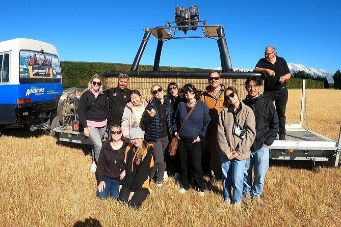 Methven-Mt Hutt Scenic Hot Air Balloon Flight - The full 3 to 4 hour flow, from Methven pickup to toast