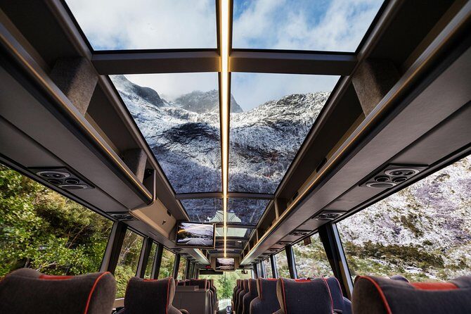 Milford Sound Coach and Cruise Tour from Queenstown with Flyback - Lunch, tea/coffee, and the comfort that matters at 6:45am