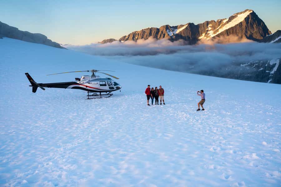 Milford Sound: Helicopter Flight with Glacier Landing - Bowen Falls, Mitre Peak, and Sutherland Falls on the route