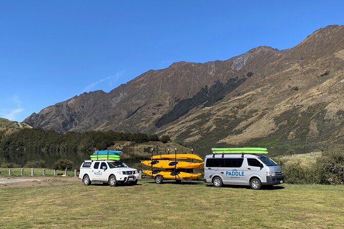 Moke Lake Kayak Experience - Getting there: One Mile Car Park pickup and the short ride out