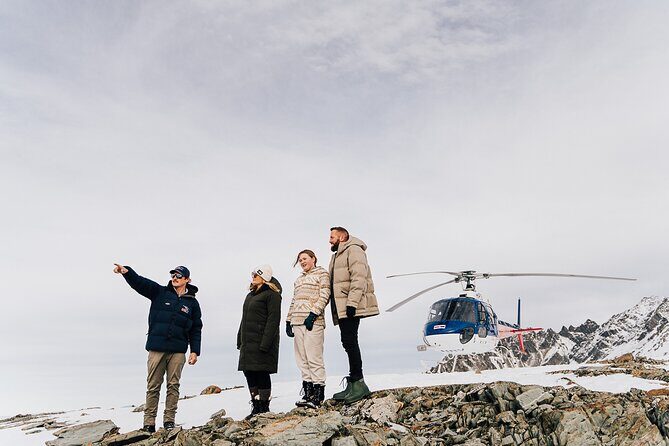 Mount Cook: Alpine Vista Helicopter Flight with Alpine Landing - From Glentanner to the Helicopter Line: the start that matters