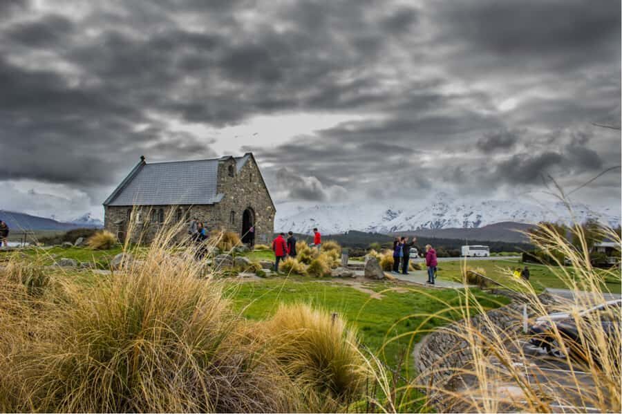 Mount Cook Full-Day Tour: Queenstown to Christchurch - Lake Tekapo and the Church of the Good Shepherd: where the classic photos happen