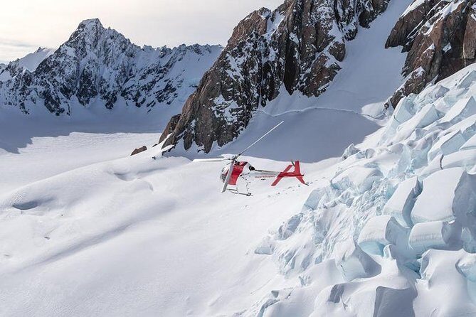 Mount Cook Spectacular Helicopter Flight from Fox Glacier - Crossing the Southern Alps Spine Toward the Coast