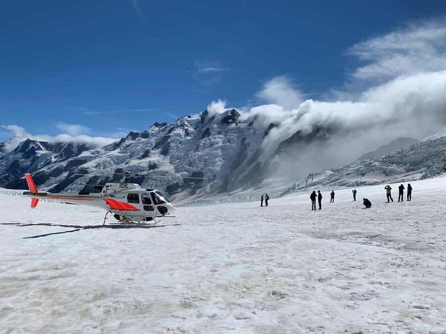 Mount Cook: Tasman Glacier & National Park Scenic Flight - Entering the Aoraki/Mt Cook zone from the Heliworks terminal