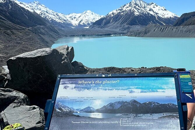 Mt. Cook Private Day Trip From Christchurch Via Lake Tekapo - Tasman Glacier: a glacier that feels far away, until it doesn’t