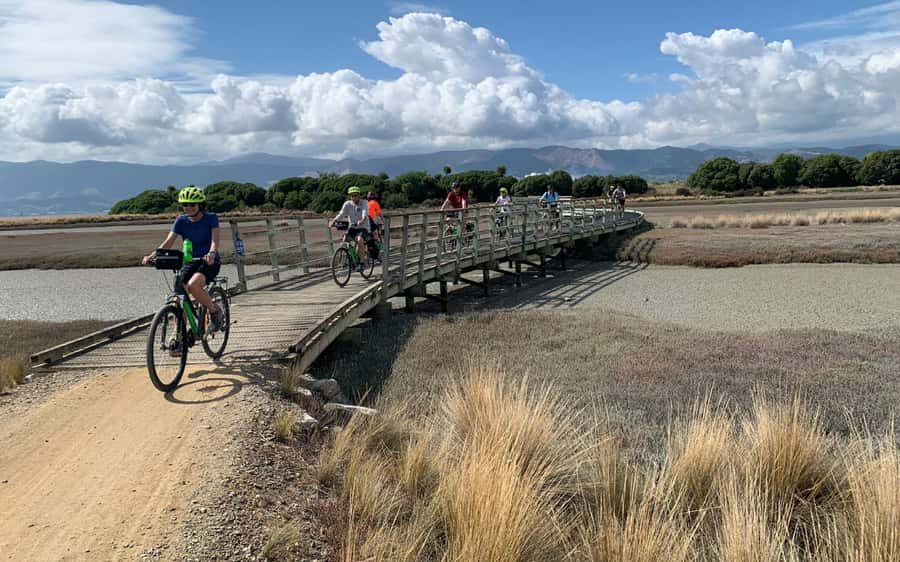 Nelson: Abel Tasman Kayaking & Great Taste Trail Bike Tour - Switching to wheels: bikes, maps, and an uphill start you should respect