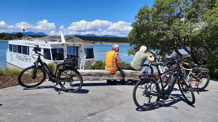 Nelson: Great Taste Trail Coastal Bike Ride to Mapua - Rabbit Island Cycle Ferry: The 5-Minute Crossing That Changes the Mood