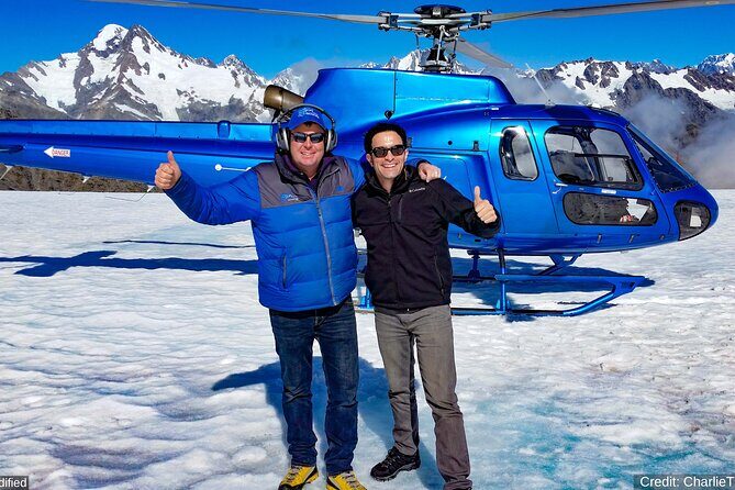 New Zealand: Experience it ALL in 9 Days, 1st Class Custom Tours - Aoraki/Mt. Cook and the helicopter glacier landing moment