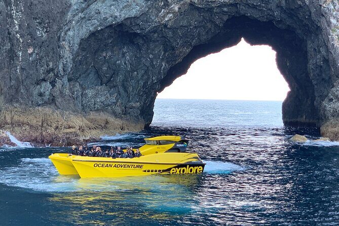 Ocean Adventure: Fast Boat to the Hole in the Rock - The main show: Motukōkako passage and the Hole in the Rock