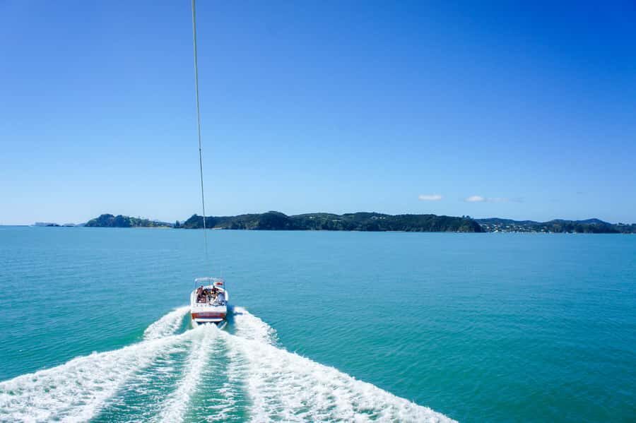 Paihia: Bay of Islands Parasailing Flight - The Harness Fit: Comfortable, Practical, and Fast