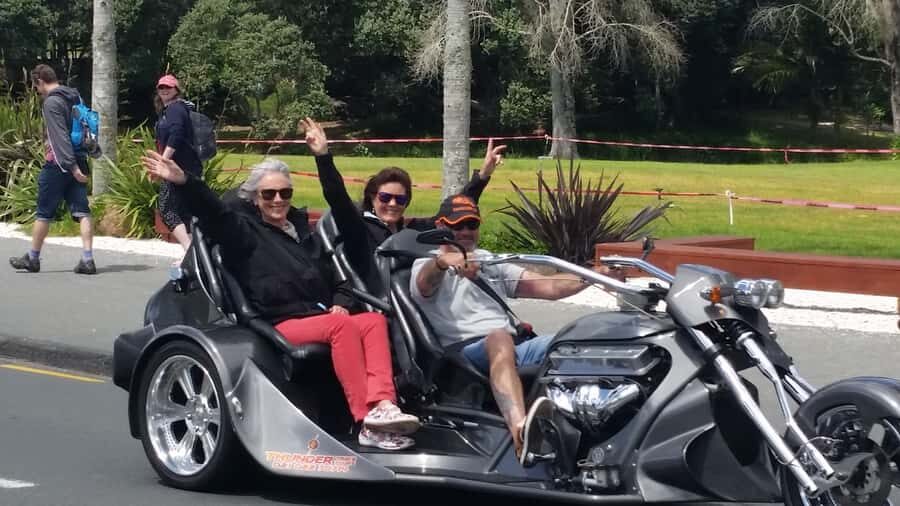 Paihia: Bay of Islands Trike Tour Experience - The V8 Chev trike part that makes this tour different