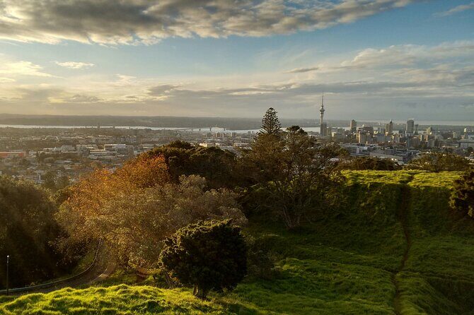 Piha Beach & Wilderness Nature : PRIVATE TOUR 8 hrs - Mount Eden crater views: an extinct volcano with real payoff