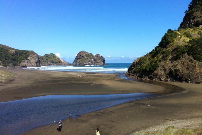 Piha Waitakere Rainforest Wine Tour from Auckland - Piha Beach: black sand, surf town energy, and time for real walking