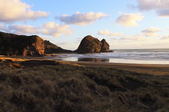 Private Auckland's West Coast - Piha/ Muriwai - Wild West Tour - Piha Beach: black sand, a strong viewpoint, and surf-stare time