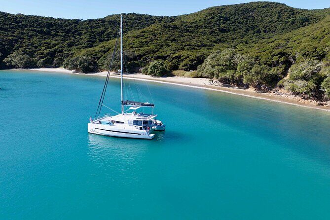 Private Luxury Sailing Catamaran Charter in the Bay of Islands - Stop in the Bay of Islands: anchored time is where the day really happens