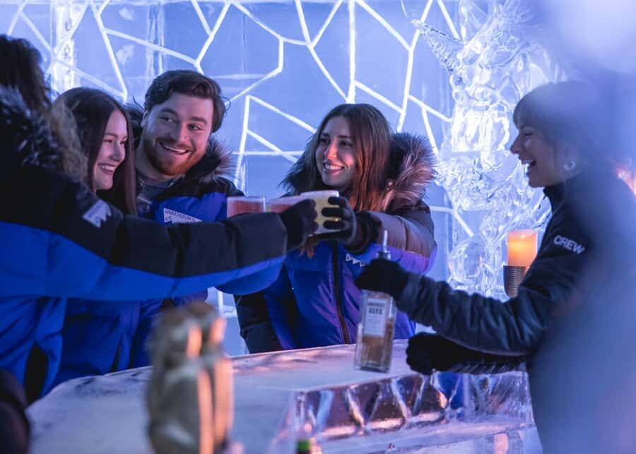 Queenstown: Ice Bar Entry with Warm Winter Gear and Drink - The Ice Room: Almost 30 Tonnes of Hand-Carved, Crystal-Clear Art