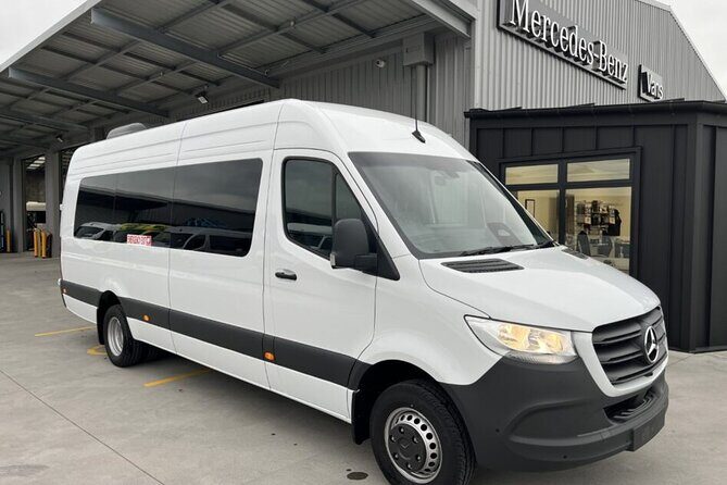 Queenstown International Airport To and From City Center Transfer - 2025 Mercedes Sprinter Comfort, Space, and Practical Perks
