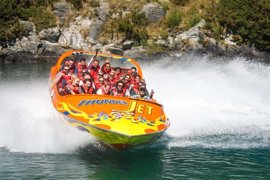 Queenstown: Jet Boat Adventure with Thunder Jet - What the scenery looks like from Lake Wakatipu and the Kawarau River