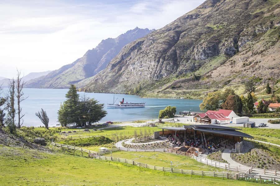 Queenstown: Queenstown Lake Cruise and Walter Peak Farm Tour - Animals you can meet up close, not just point at