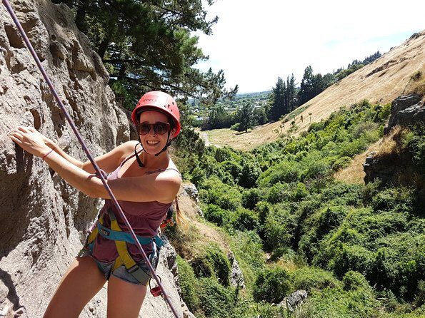 Rock Climbing Christchurch 1/2-day or full-day (Small Group Tour) - Port Hills climbing with a view: why the scenery is part of the sport