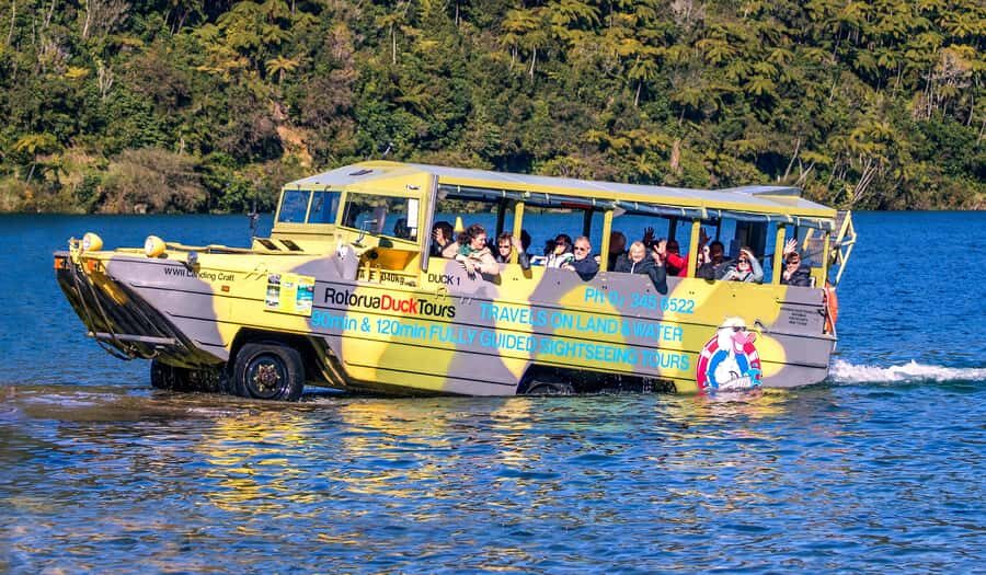 Rotorua City and Lakes Duck Tour - Starting at 1241 Fenton Street: easy, central, and no hotel pickup