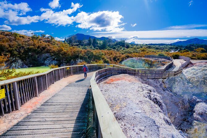 Rotorua Eco Cultural full day tour (Wai o Tapu, Waimangu,Te puia) - Lady Knox Geyser at about 10:15am: short wait, big reward