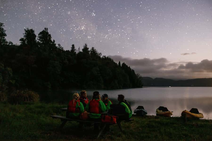 Rotorua: Glow Worm Adventure Kayak - Entering the Glow Worm Caves: Thousands of Lights on the Walls