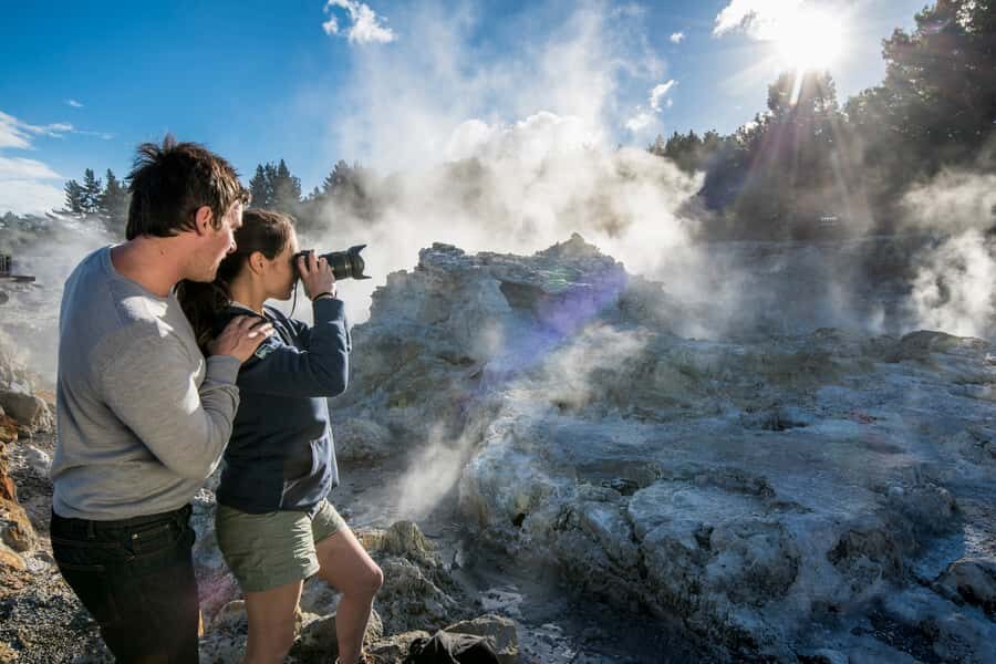 Rotorua: Hell's Gate Geothermal Walk - Your self-guided geothermal route with the included map