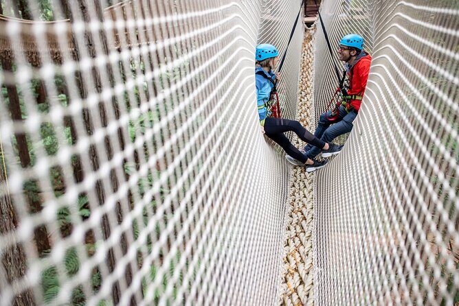 Rotorua: Redwoods Altitude High Ropes Adventure - Treetops in Rotorua: the “Indiana Jones” feeling with real safety
