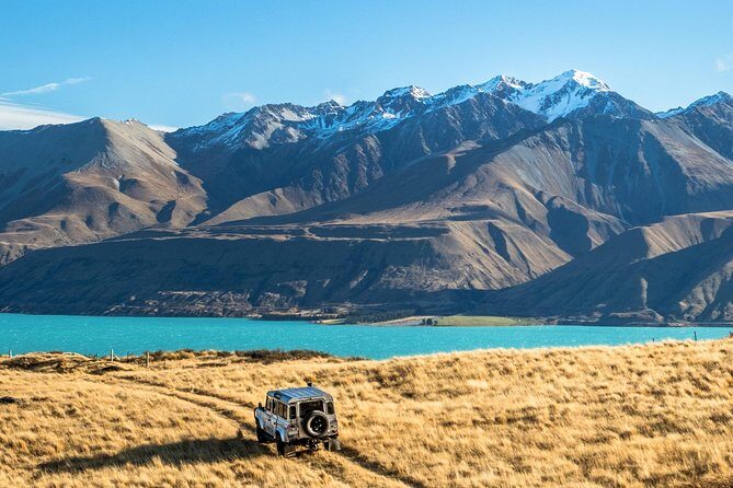 Scenic 4WD Tour Lake Tekapo Backcountry - Stop 1: Lake Tekapo backcountry, right from the township meeting point