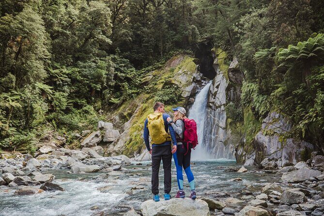 Self-Guided Milford Track Day Walk - Milford Sound - Getting there: the included water taxi from Deepwater Basin