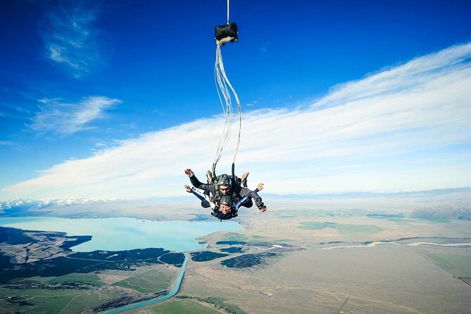 Skydive Mt. Cook - 20+ Seconds of Freefall from 10,000ft - Tandem jump energy: safety focus with less stiffness