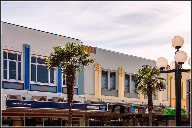 Small group - Napier City & Art Deco Tour, 2 hours - National Tobacco Company Building: the most photographed stop for a reason