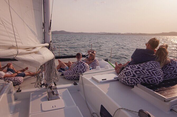 Sundowner Evening Cruise - 2 hour evening sailing cruise with swim stop - Wind, beanbags, and the crew vibe that makes it feel personal