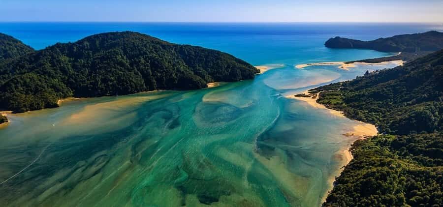 Takaka: Farewell Spit/Abel Tasman Scenic Flight - Wharariki Sea Arches and Pillar Point: The Signature View