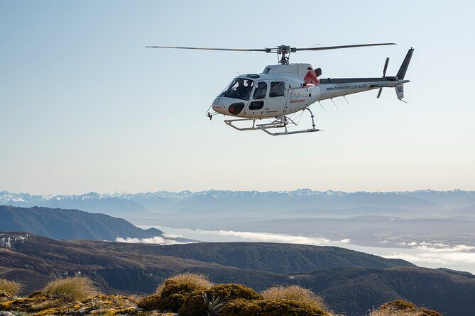 Taste of Fiordland // Helicopter Scenic Flight from Te Anau - Fiordland National Park from above: the park’s big “layers”