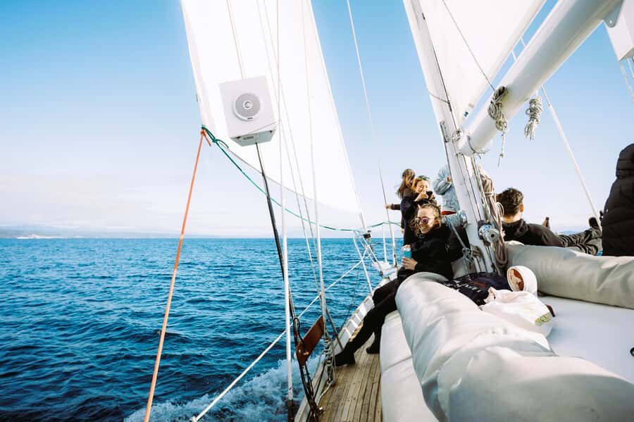 Taupō: Sail Barbary Eco Sailing to the Maori Rock Carvings - Warm drinks, timing options, and what is included for $35