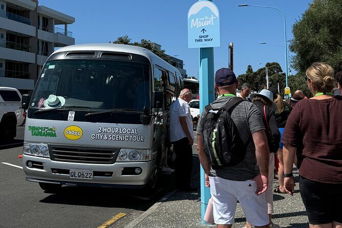 TAURANGA City & Scenic Sightseeing 2-hour Local Bus Tour - Harbour Bridge to Mount Main Beach: coastal views without the guesswork