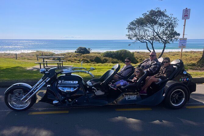 TAURANGA SHORE EXCURSION: V8 TRIKE - 1.5 hour City Sites - Why a trike beats a bus for Tauranga views